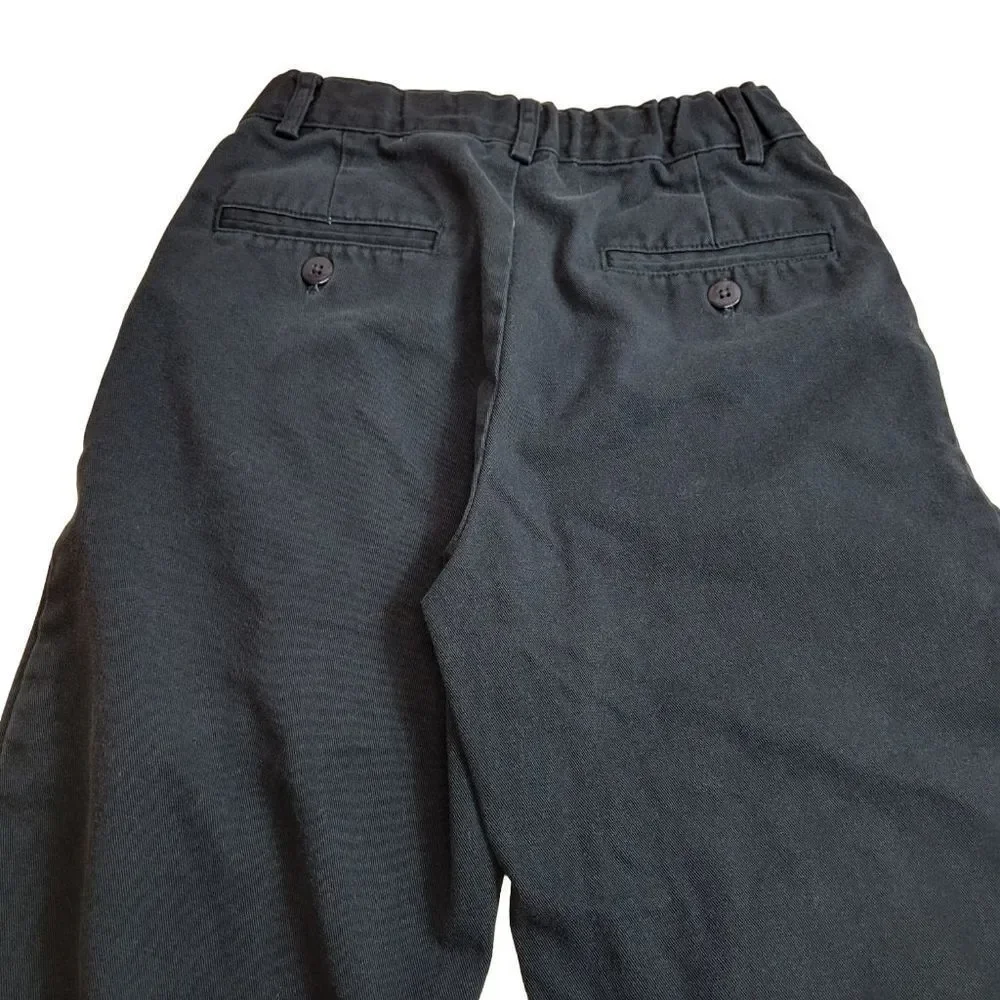 Austin pleated navy uniform pants 7